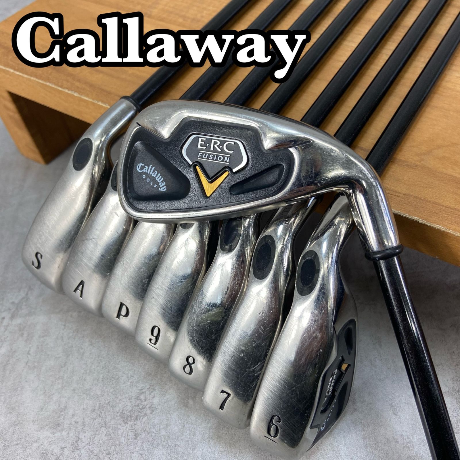 初心者応援セット! キャロウェイ ERC FUSION ゴルフクラブ アイアン ERC Fusion キャロウェイ(Callaway) アイアンセット(IRON