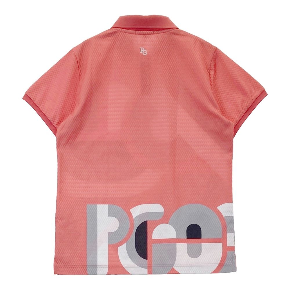 サイズ 1 PEARLY GATES パーリーゲイツ モデル 半袖ポロシャツ 総柄 ピンク系 240101529645 ゴルフウェア レディース ストスト