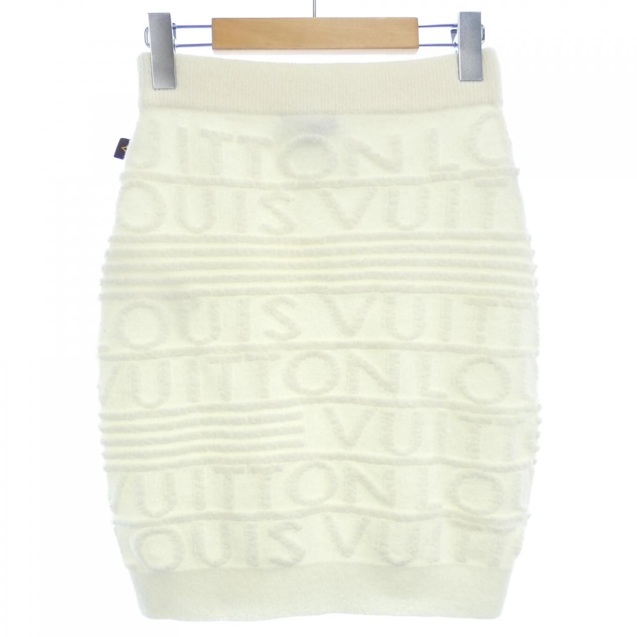 ルイヴィトン LOUIS VUITTON 3Dシグネチャーニットミニスカート FLKZ05FZ2 スカート