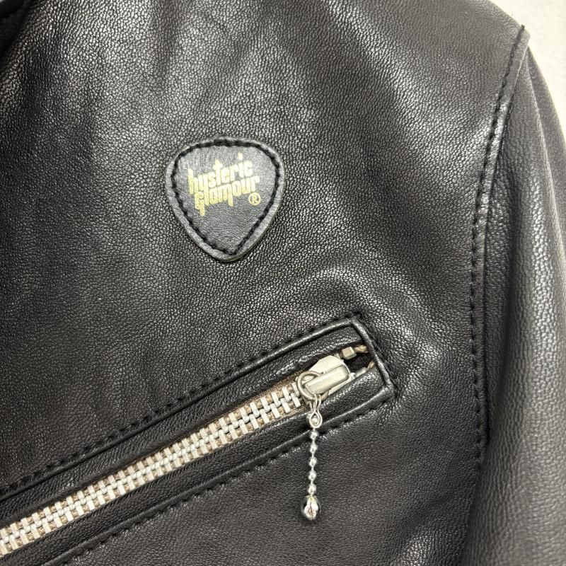 HYSTERIC GLAMOUR ヒステリックグラマー ジャケット、上着 ライダース レザー 山羊革 0293LB03 - メルカリ