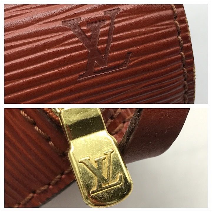 ルイヴィトン　エピ　赤　スフロ　ポーチ　美品 LOUIS VUITTON エピ スフロ 赤 バッグ