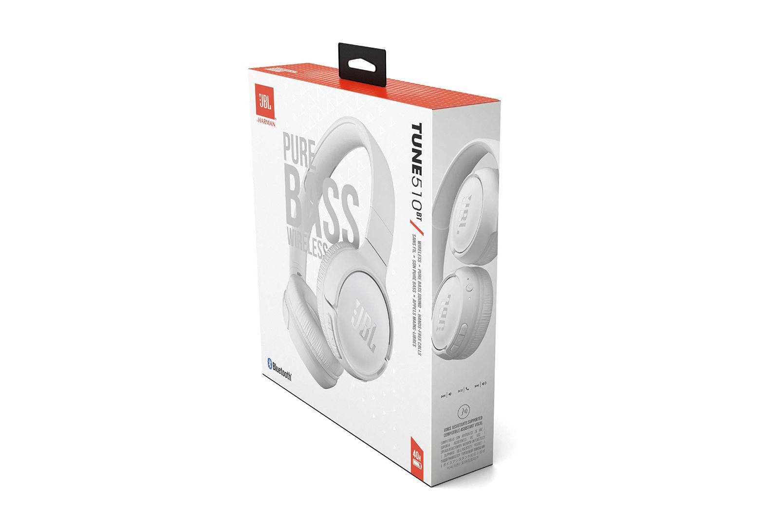 特売】JBL TUNE 510BT Bluetoothヘッドホン 密閉型/最大約40時間連続