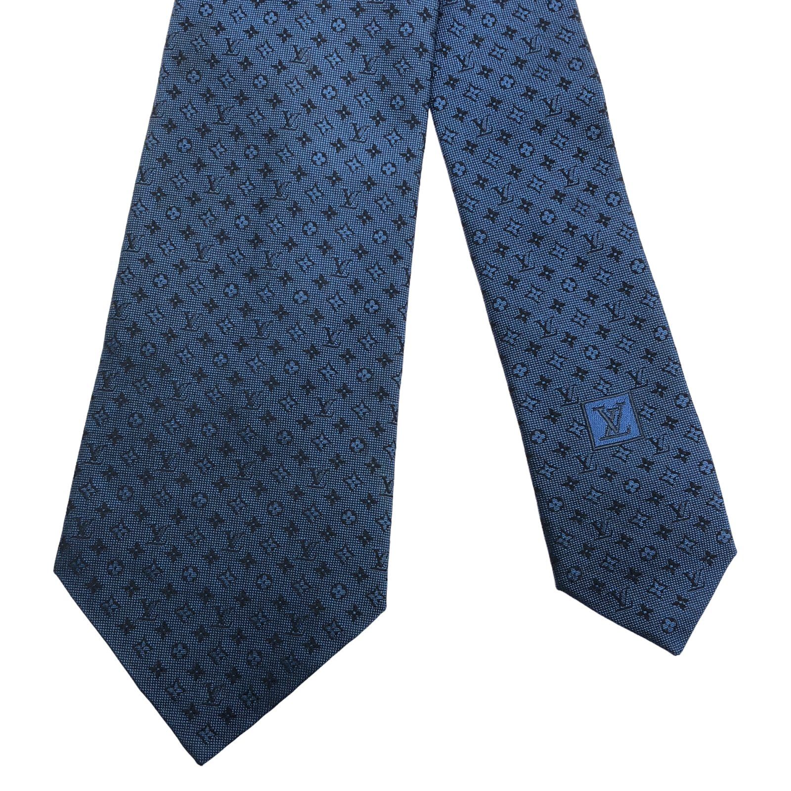 ルイ・ヴィトン LOUIS VUITTON ネクタイ ネクタイ M67998 ブルー