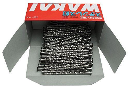 #8X100mm 若井産業 ステンレス釘 スクリング平頭 #8X100mm 1kg 187810S