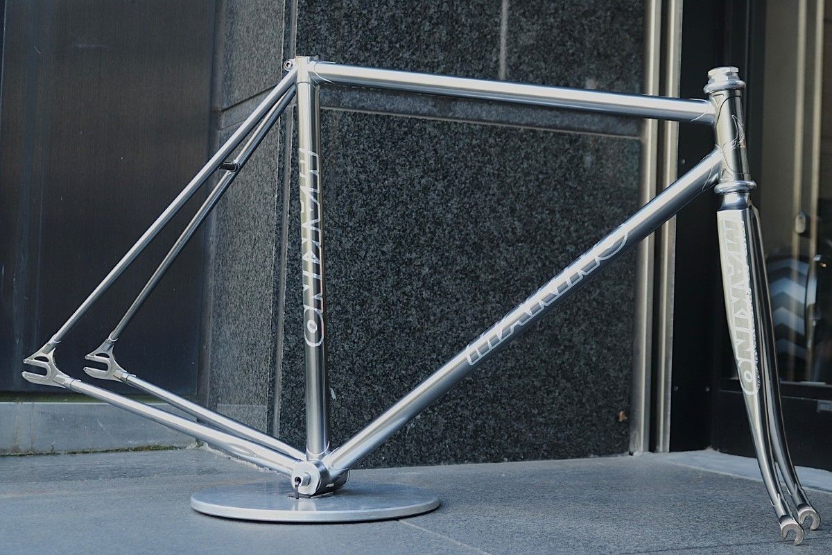 マキノサイクルファクトリー MAKINO NJS認定 スチール ピストバイク