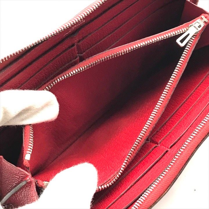良品 HERMES エルメス エヴリン ジップロング ウォレット 長財布