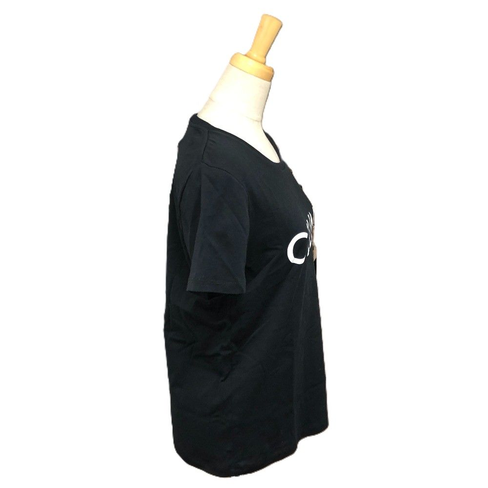 CELINE - セリーヌ CELINE ロゴ 483N 2AWB 半袖 Tシャツ 夏服 半袖シャツ 半袖Ｔシャツ コットン ブラック 新品同様 CELINE セリーヌ 半袖Tシャツ ロゴ 483N 2AWB コットン