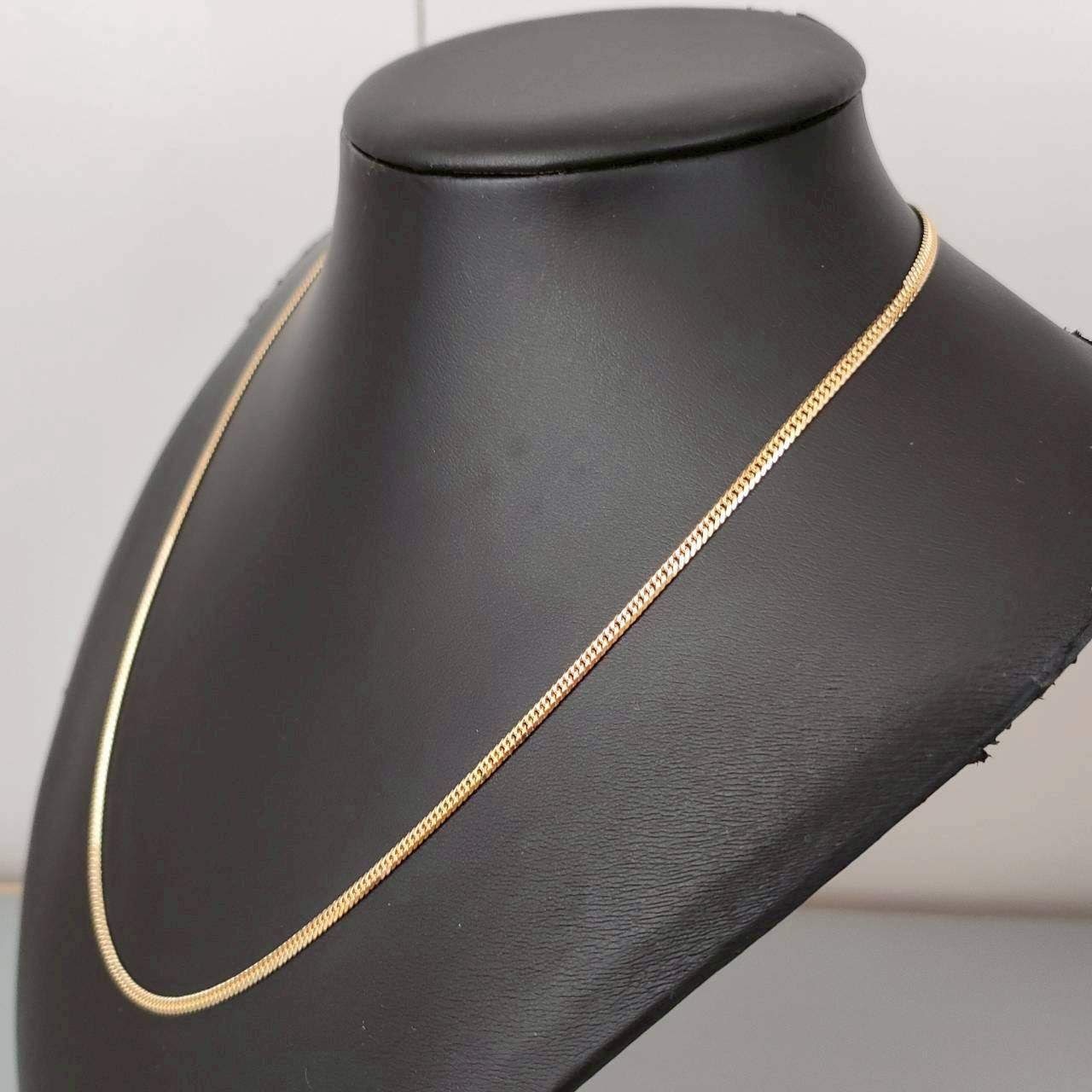 18金 K18 男女兼用 造幣局 6面ダブル 喜平ネックレス 10.3g 50.5㎝ C762