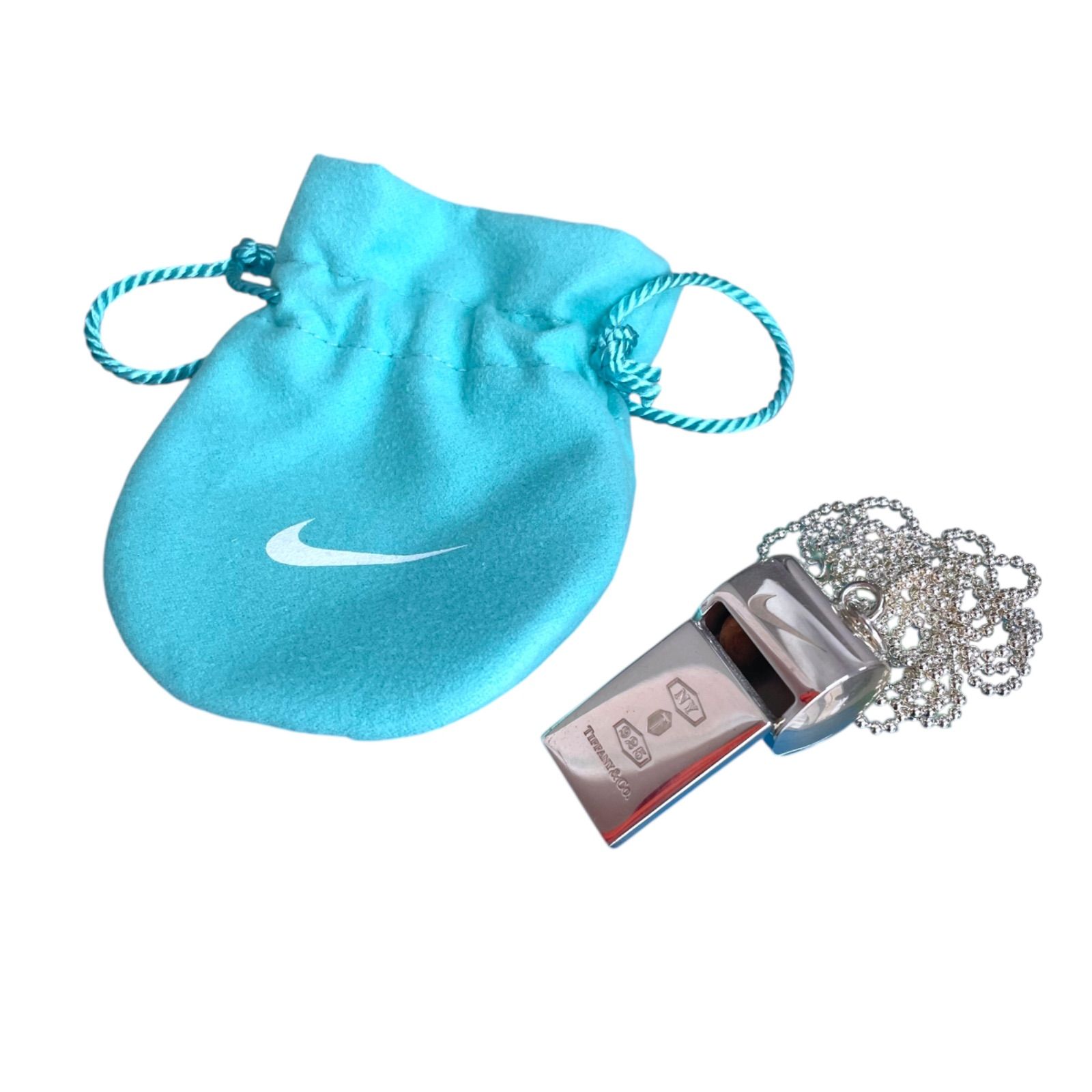 TIFFANY】× NIKE STERLING SILVER WHISTLE NECKLACE