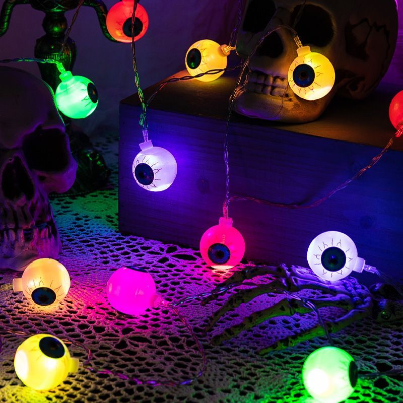 クリスマス 飾り ライト オバケ 電飾 ガーランド イルミネーション 3m 電池