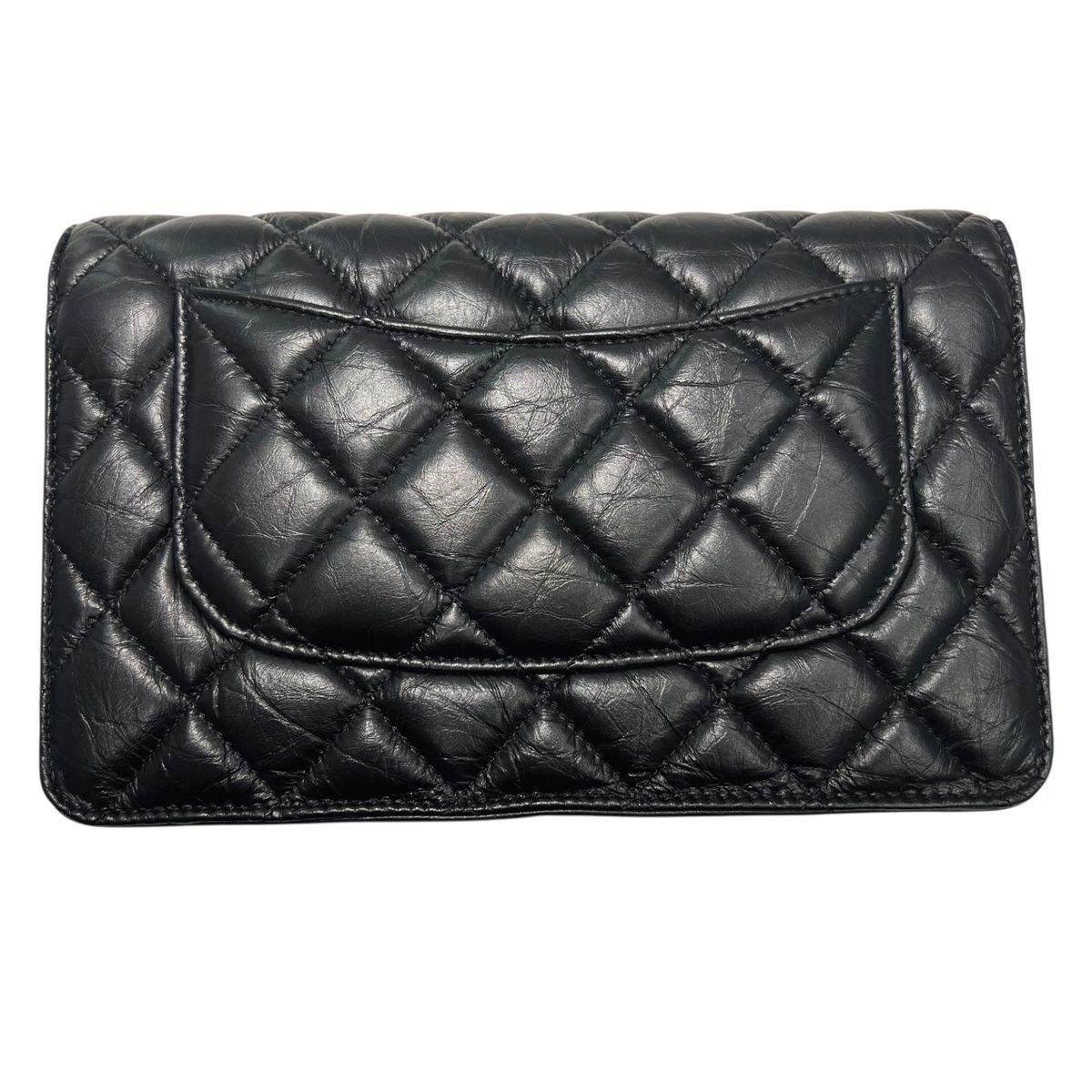 歴史 CHANEL シャネル 2.55 マトラッセ エンブロイダリー チェーンウォレット ショルダーバッグラム BK レディース25030250 SA