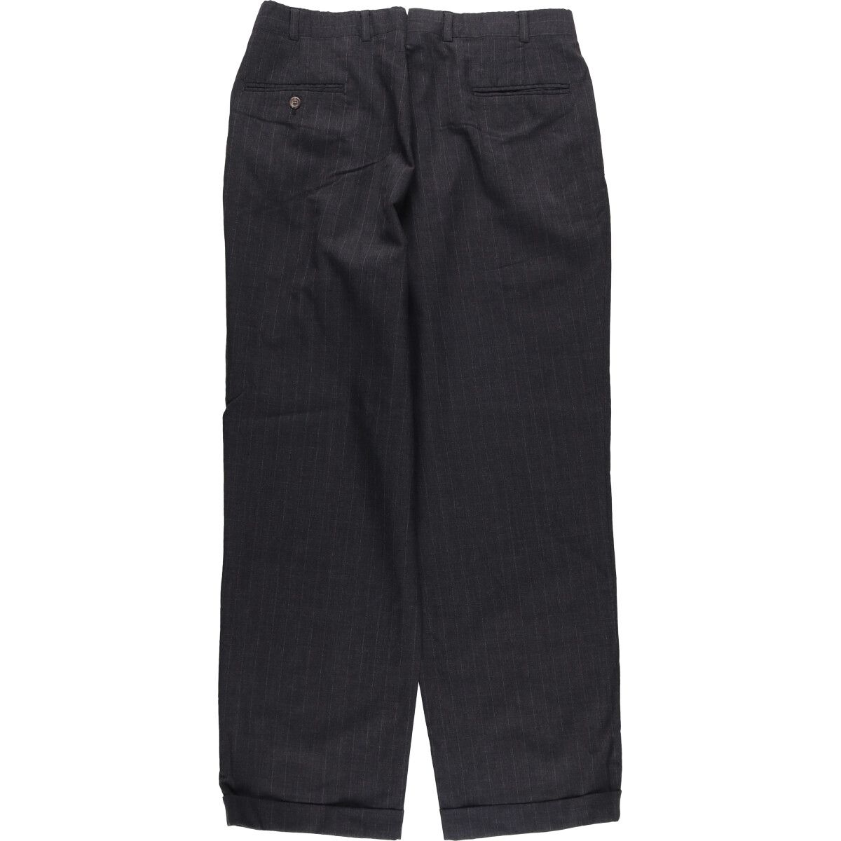 古着 ブルックスブラザーズ Brooks Brothers ストライプ柄 ツータック スラックスパンツ メンズw31相当 eaa586186