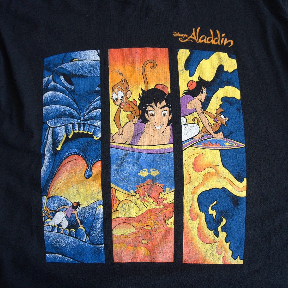 ALADDIN OVER PRINT TEE アラジン Tシャツ 90s Aladdin Tee XL