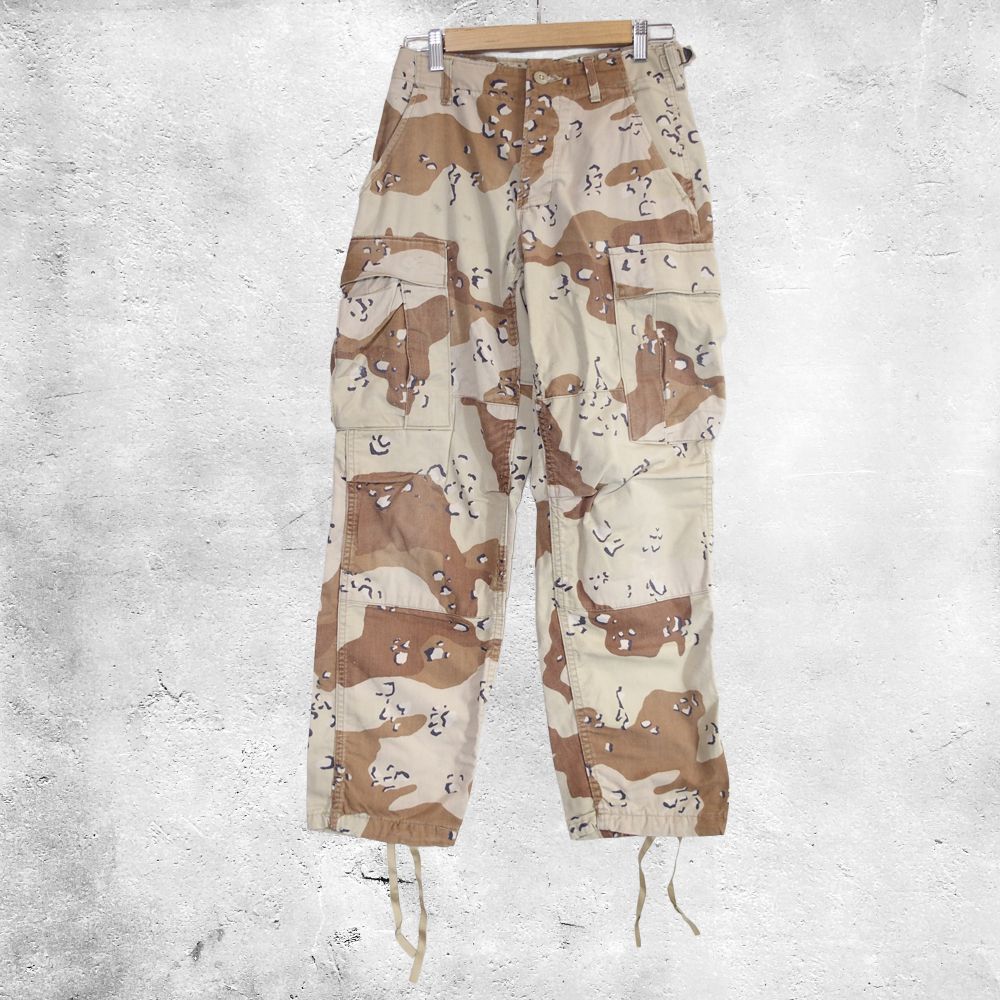 80's 米軍 6Cデザート チョコチップカモ BDU カーゴパンツ SMALL