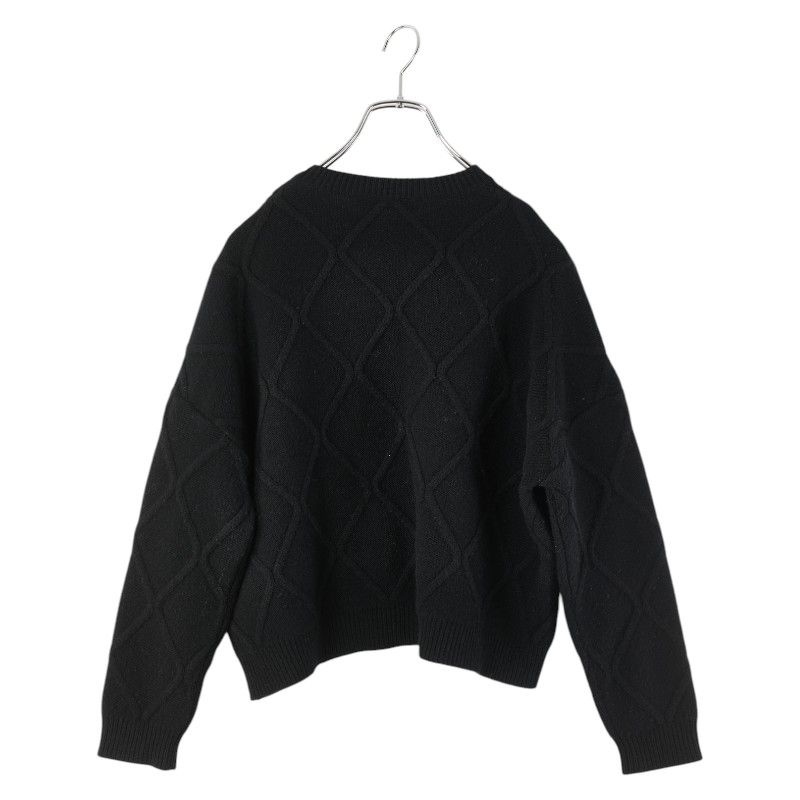 VALENTINO - ヴァレンティノ   素敵なニット   Mサイズ ヴァレンティノ Vロゴ ニット セーター サイズ:XXS ブラック