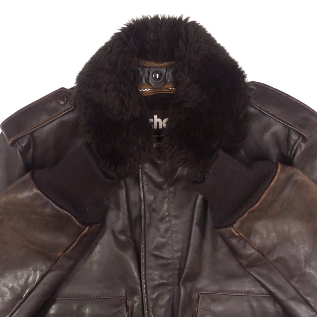 Schott ショット G-1 レザーフライトジャケット 40 茶 JJ962
