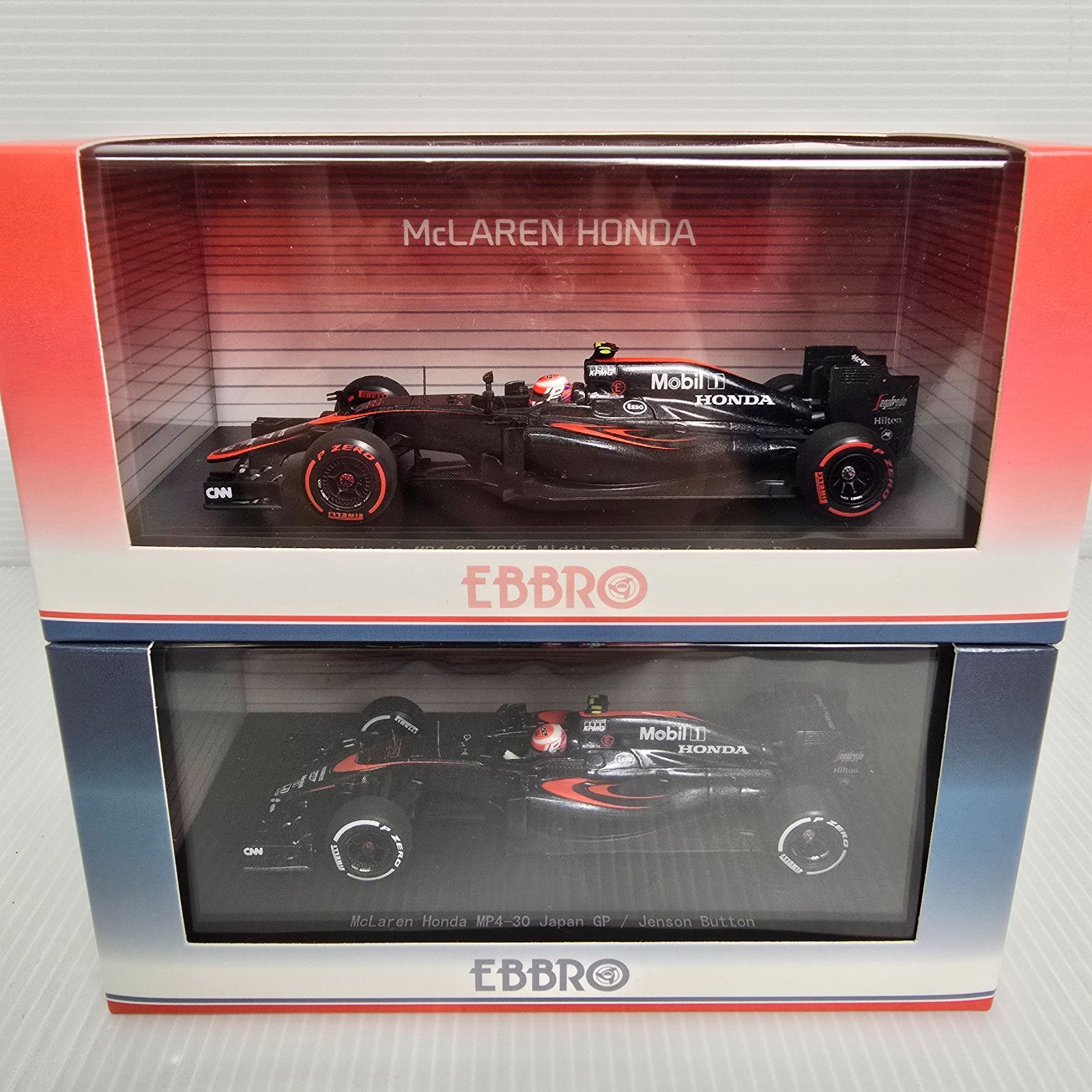 エブロ　EBBRO  1/43  マクラーレン　ホンダ　#22 J.バトン　2台 エブロ EBBRO 1/43 マクラーレン ホンダ #22 J.バトン 2台の通販