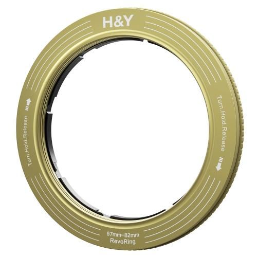 H＆Y RS 82 Y 67 mm 可変式 ステップリング シャンパンイエロー