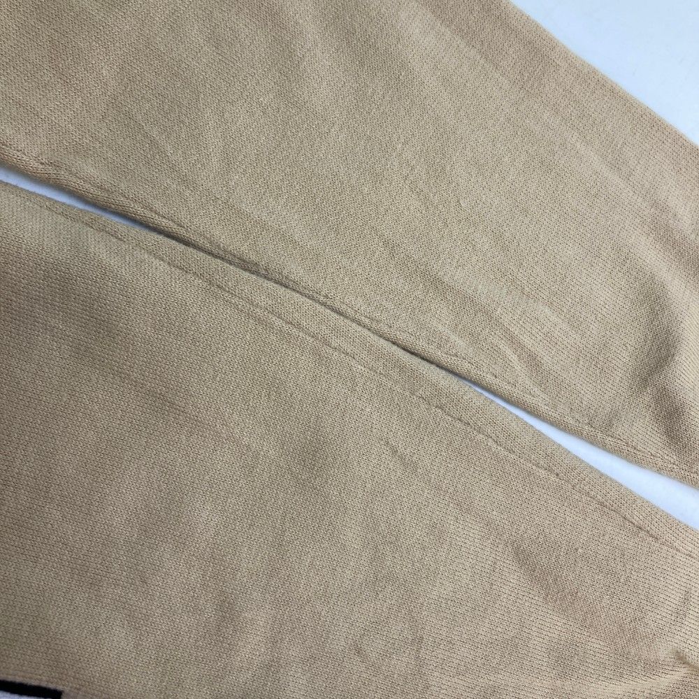 長袖ニットセーター ベージュ系