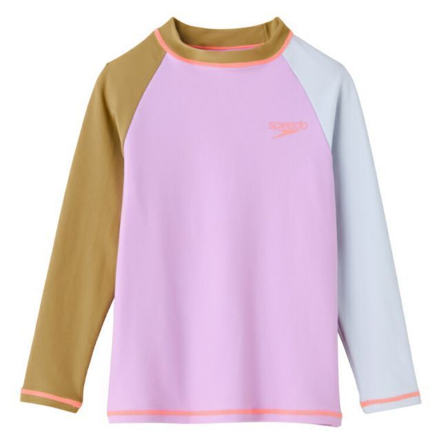 speedo スピード KIDS U-RUSH G マイアミL 100サイズ SLB12303 ML | スポーツ スポーツ用品 服 衣類 衣料品 水着 スイムウェア キッズ ジュニア ラッシュガード ユニセックス 4WAYストレッチ 長持ち素材 
