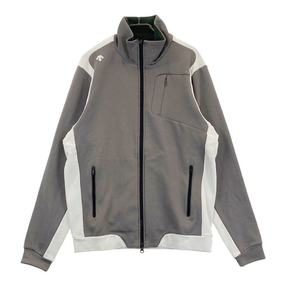 サイズ：L DESCENTE GOLF デサントゴルフ  長袖ジップジャケット  グレー系 [240101433665] ゴルフウェア メンズ ストスト サイズ：L DESCENTE GOLF デサントゴルフ 長袖ジップジャケット