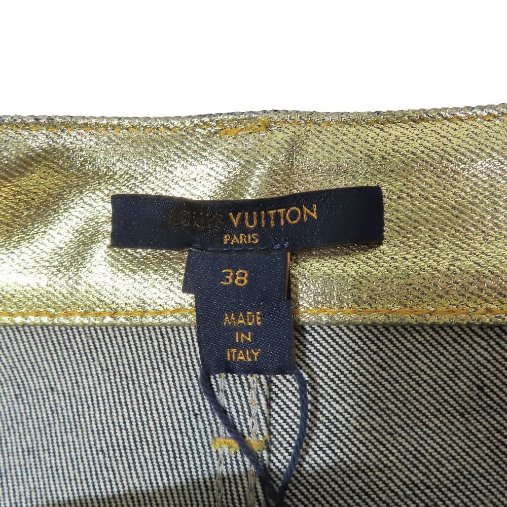 23SS LOUIS VUITTON ヴィトン ゴールドコーティングワンピース 【公式