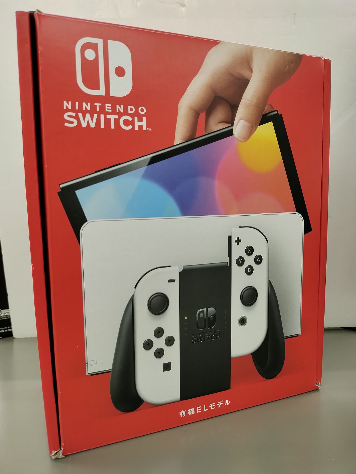 ジャンク本体 Nintendo Switch 有機EL本体 ホワイト 50-55