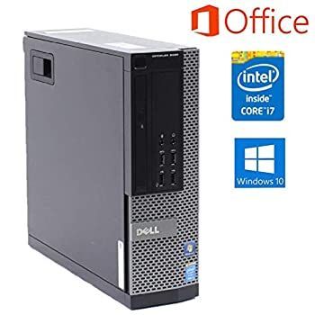 【中古-非常に良い】 【Windows10】Dell OptiPlex 9020SFF/第四世代Core i7 3.4GHz/大容量メモリー 8GB/ SSD480GB/DVDスーパー