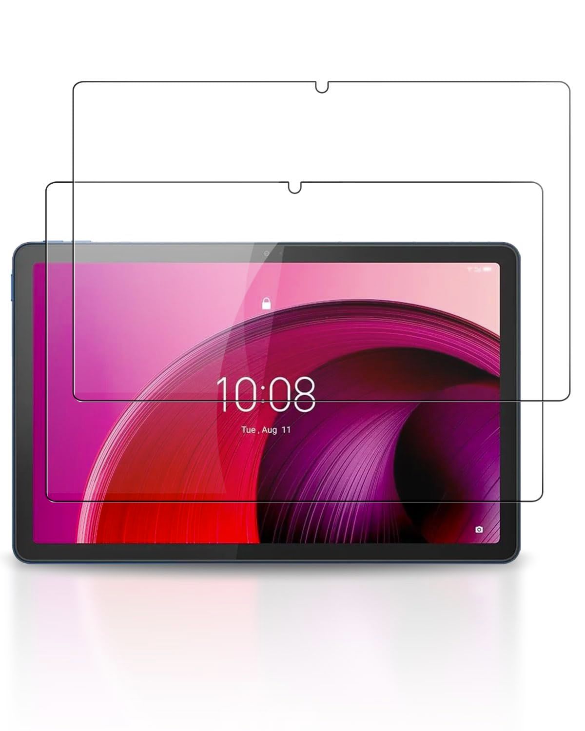 セット TCL タブレット TAB 10 Gen 2 用 強化ガラスフィルム 36インチ YAJOJO 保護フィルム 高透過率 強化 5 D 気泡ゼロ 飛散防止 硬度9 H タッチ ガラス フィルム オーゼン