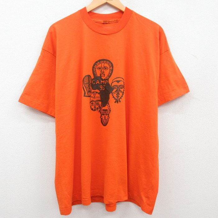 XL/古着 半袖 ビンテージ Tシャツ メンズ 90s 顔 人 大きいサイズ