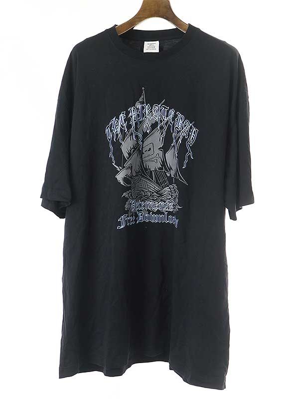 VETEMENTS 19AW Tシャツ 黒　パイレーツ　ヴェトモン