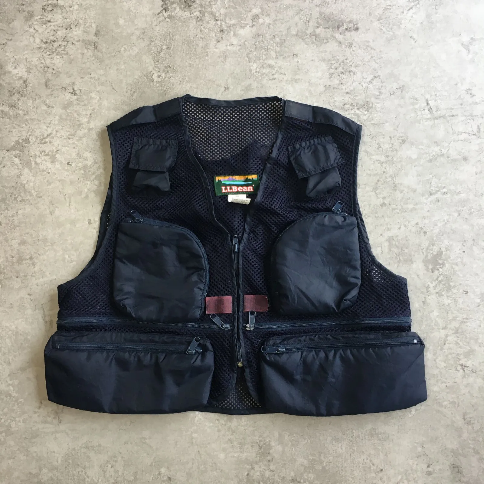 80's L.L.BEAN カメラマンベスト フィッシングベスト USA製 XL 80s LL