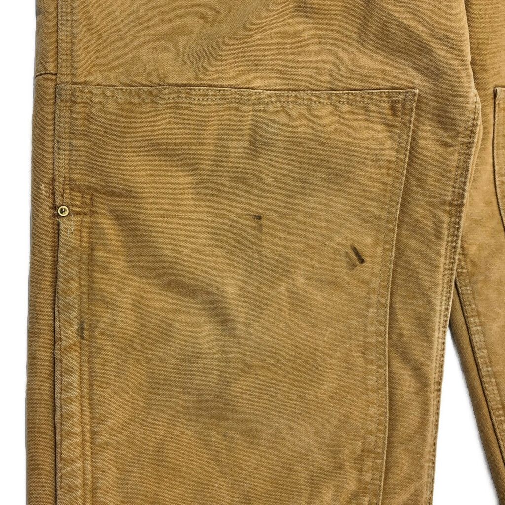 90年代 USA製 Carhartt ダック ダブルニー ビブオーバーオール v0692-1.jpg