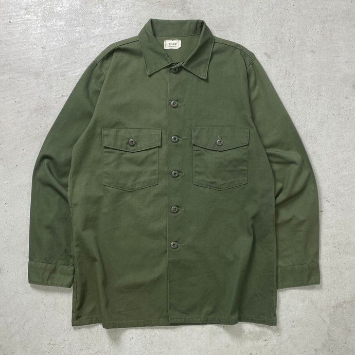 81年納品 80年代 米軍実品 U.S.AIR FORCE OG-507 ユーティリティシャツ 