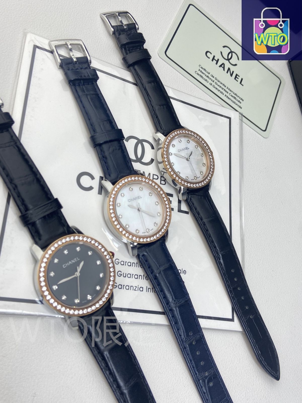 tendance 腕時計 スワロフスキー　CHANEL 今日特価】Chanel シャネル ベゼルに手作業でスワロフスキー