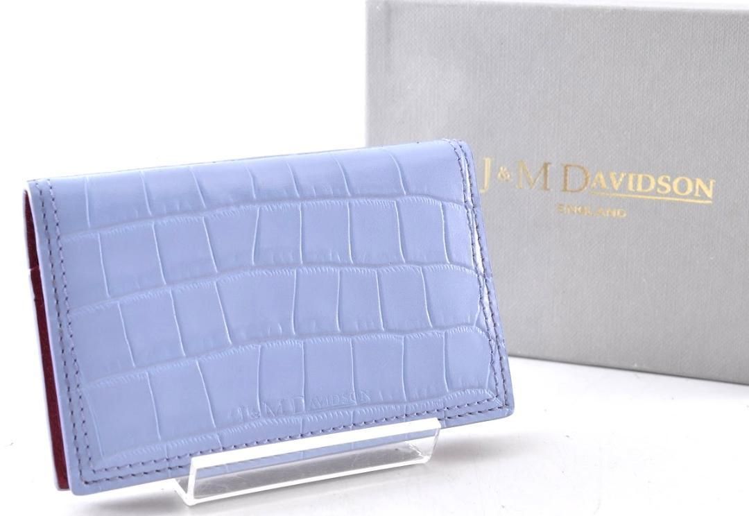 J&M 整えれ DAVIDSON カードケース ライトグレー 名刺入れ