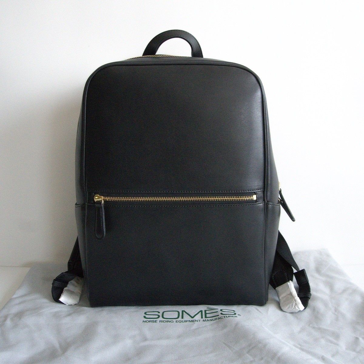 SOMÉS ブラック レザーリュック SOMES バックパック プランス （ブラック） PR-25 [ソメスサドル