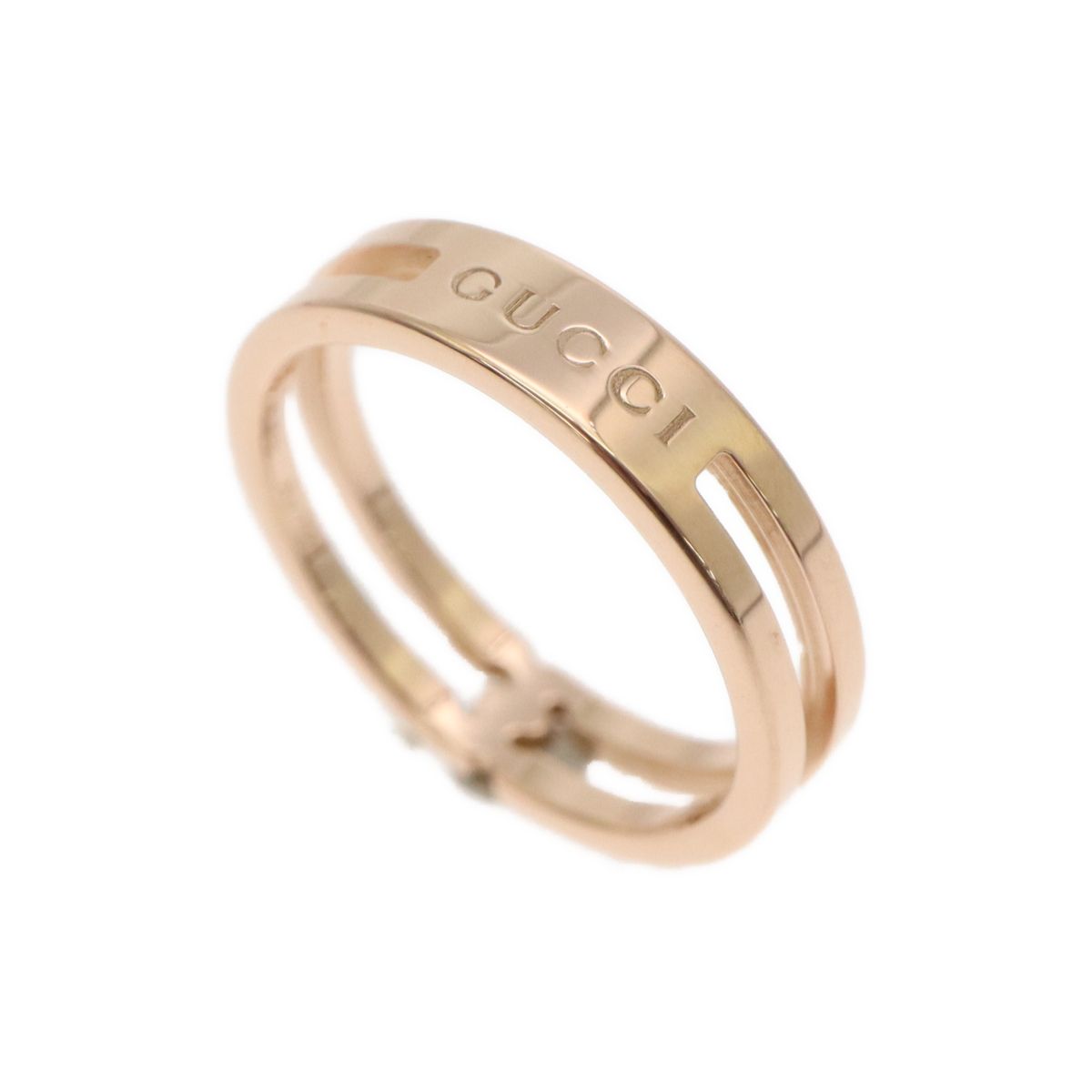 GUCCI グッチ Au750 K18 PG 18金ピンクゴールド インフィニティ リング 