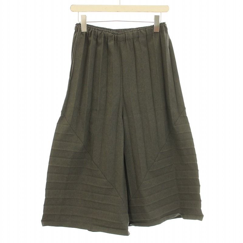 ミーイッセイミヤケ me ISSEY MIYAKE ワイドパンツ イージー プリーツ  