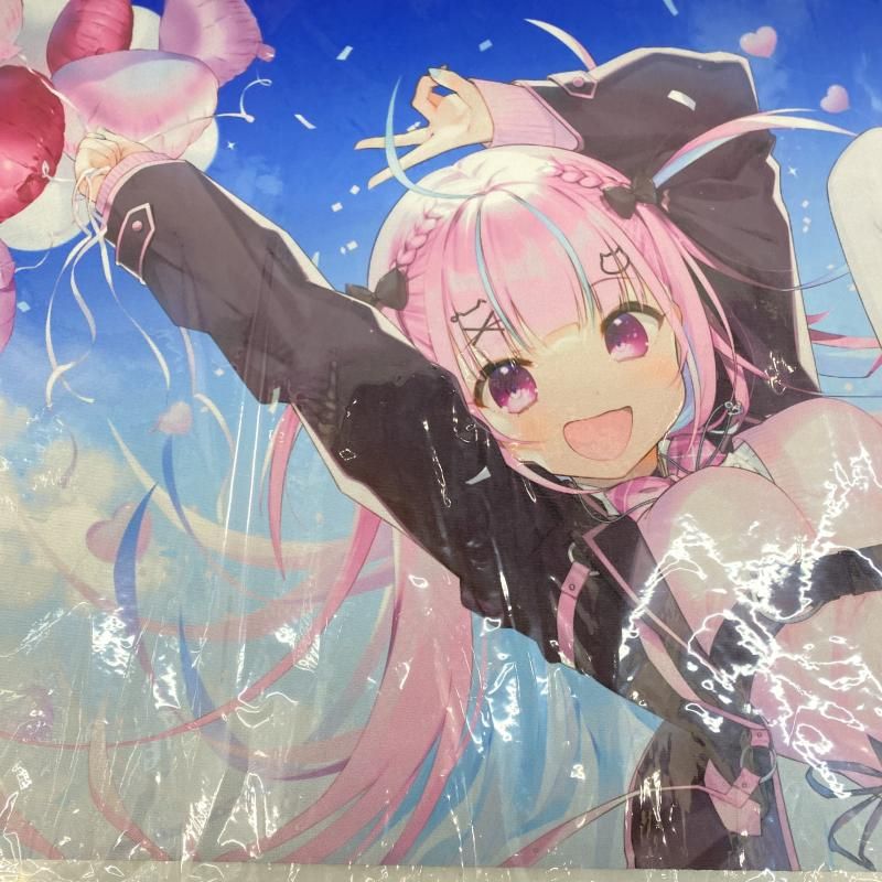 中古】未開封)湊あくあ 誕生日記念2022 ワイドラバーマット[22