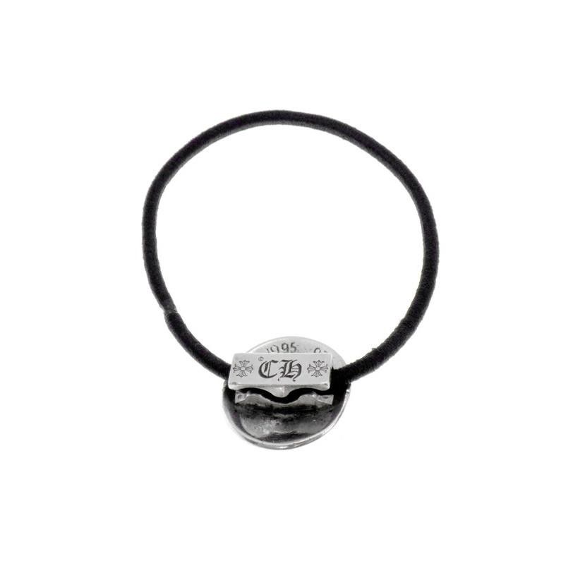 【確実正規品】Chromhearts クロムハーツ ヘアゴム　コンチョ CHROME HEARTS クロムハーツ クロスボール コンチョ ヘアゴム