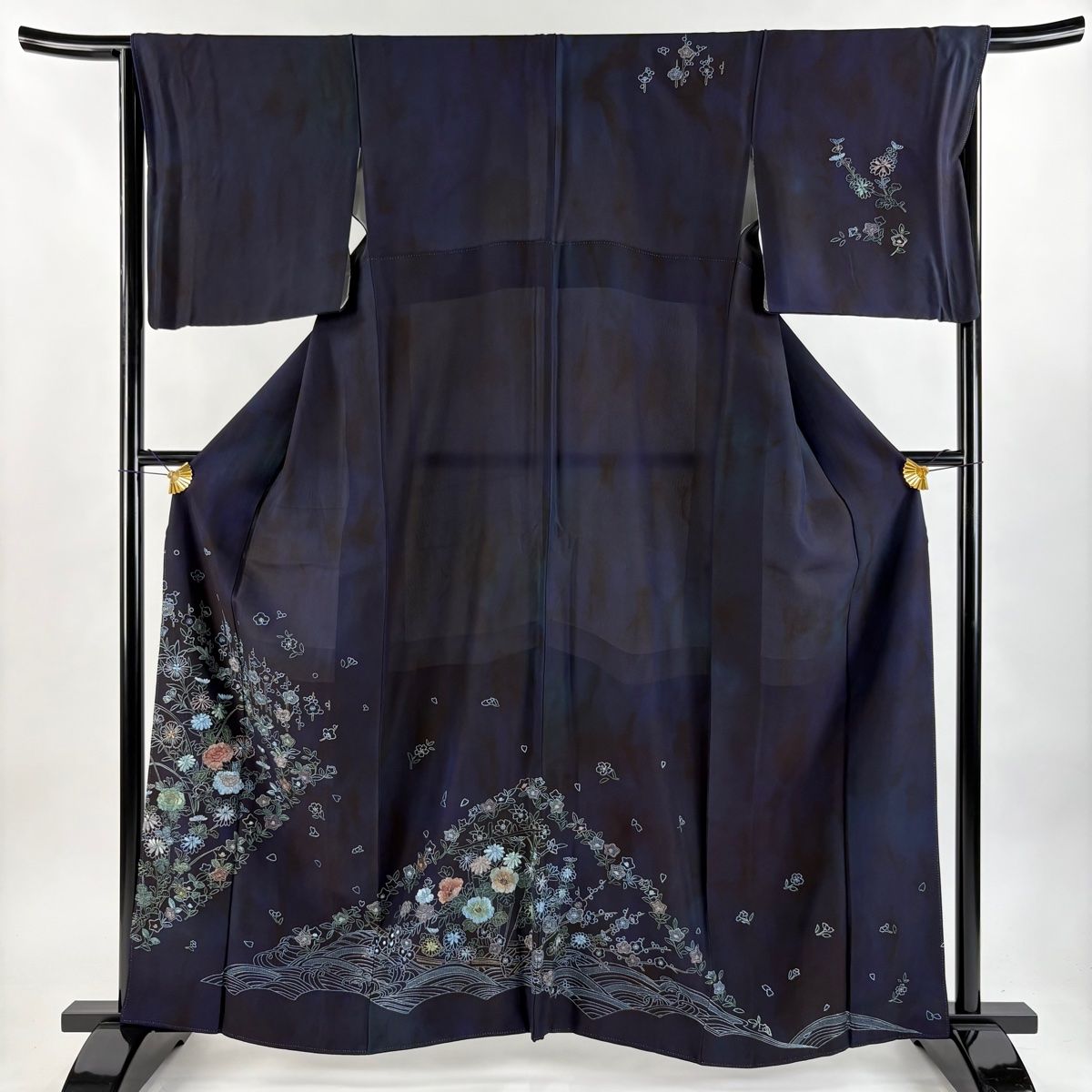 訪問着 正絹 身丈162.5cm 美品 裄丈66.5cm 秀品 裄丈65cm by 中古の