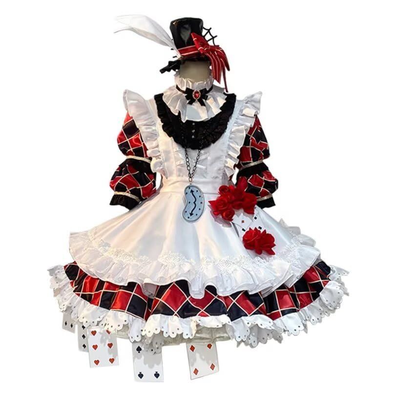 KK Juego 第五人格 庭師 ダークメルヘン コスプレ衣装 セット 帽子付き Cosplay 仮装 変装 撮影 ハロウィン ハロウィン