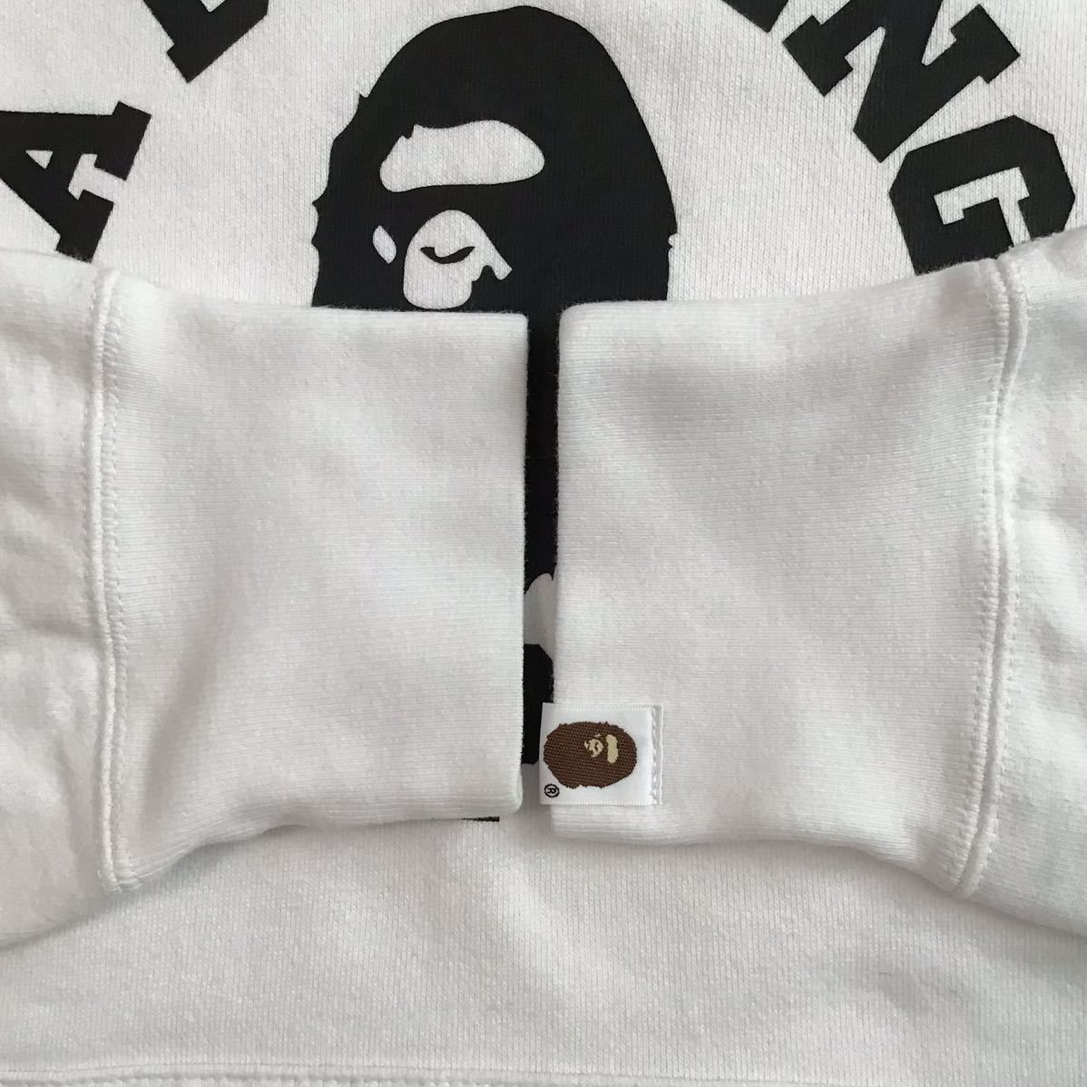 カレッジロゴ プルオーバー パーカー Lサイズ a bathing ape BAPE ...