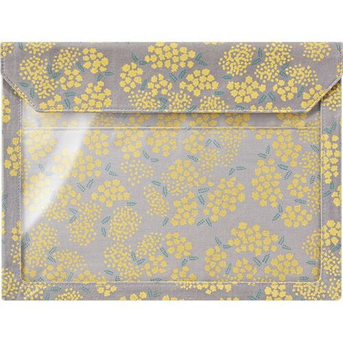 まとめ キングジム バッグインバッグ ＦＬＡＴＴＹＷＯＲＫＳ Ｌ１０１ミモザ A4ヨコ ミモザ 5466-L101 ×3セット