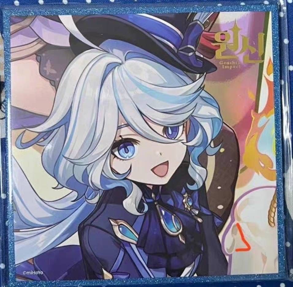 公式正規品　鍾離　色紙　原神　韓国　hoyoland 特典