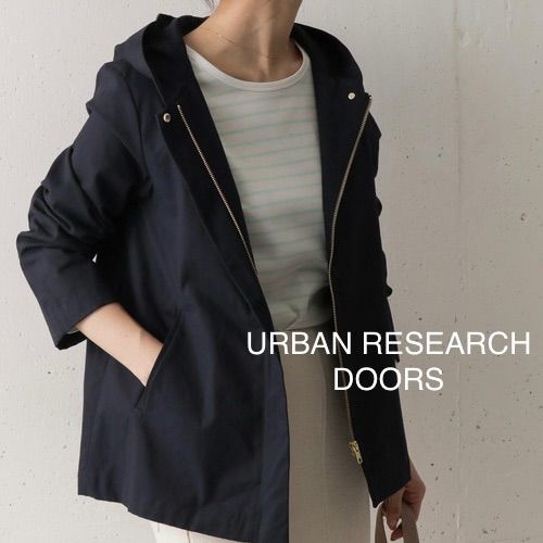 URBAN RESEARCH DOORS コットンフードショートコート【☆未使用美品