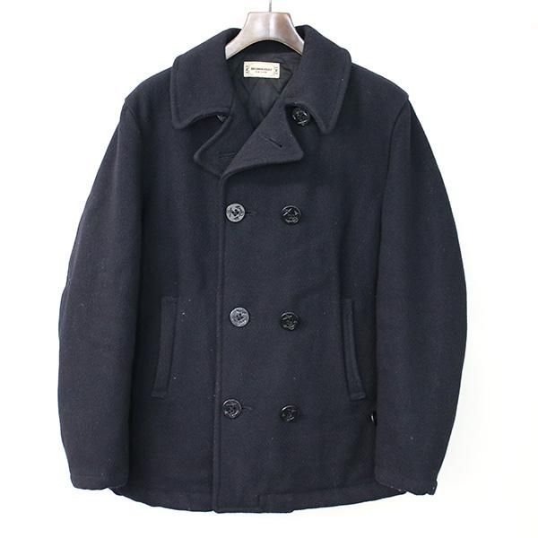 美品 TMTピーコート L TMTティーエムティーピーコートブラックLメンズITECYHP01ME4