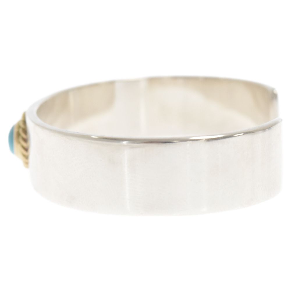 goro's (ゴローズ) 金縄ターコイズ平打ちブレス シルバー - メルカリ