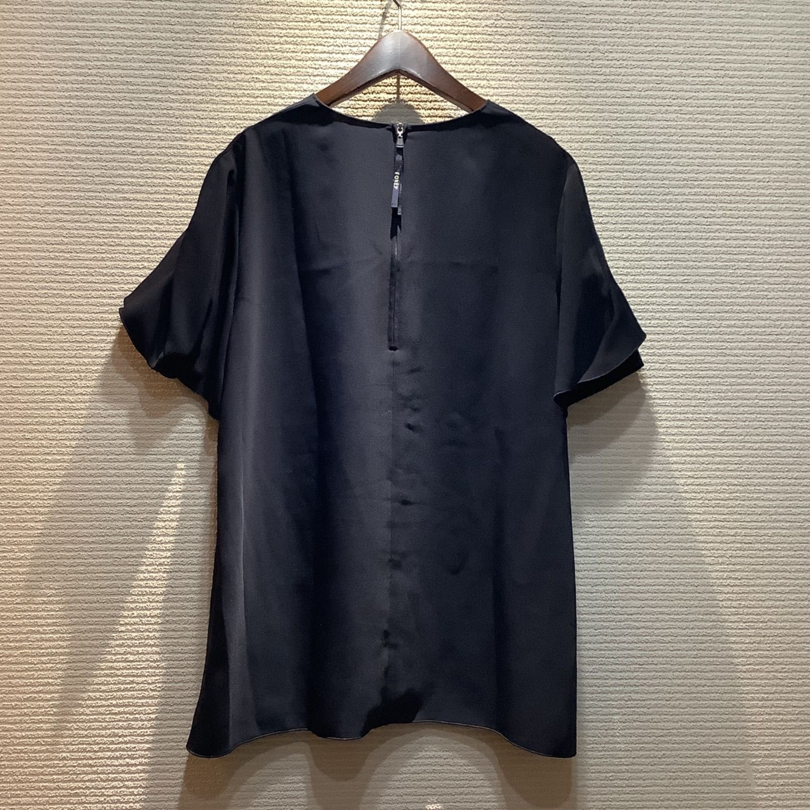 美品 FOXEY NEWYORK フォクシー ニューヨーク ブラウス フラウ